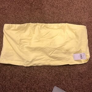 aerie yellow Strapless bra NEW